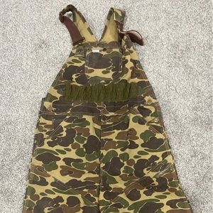 Carhartt old school hunting overalls